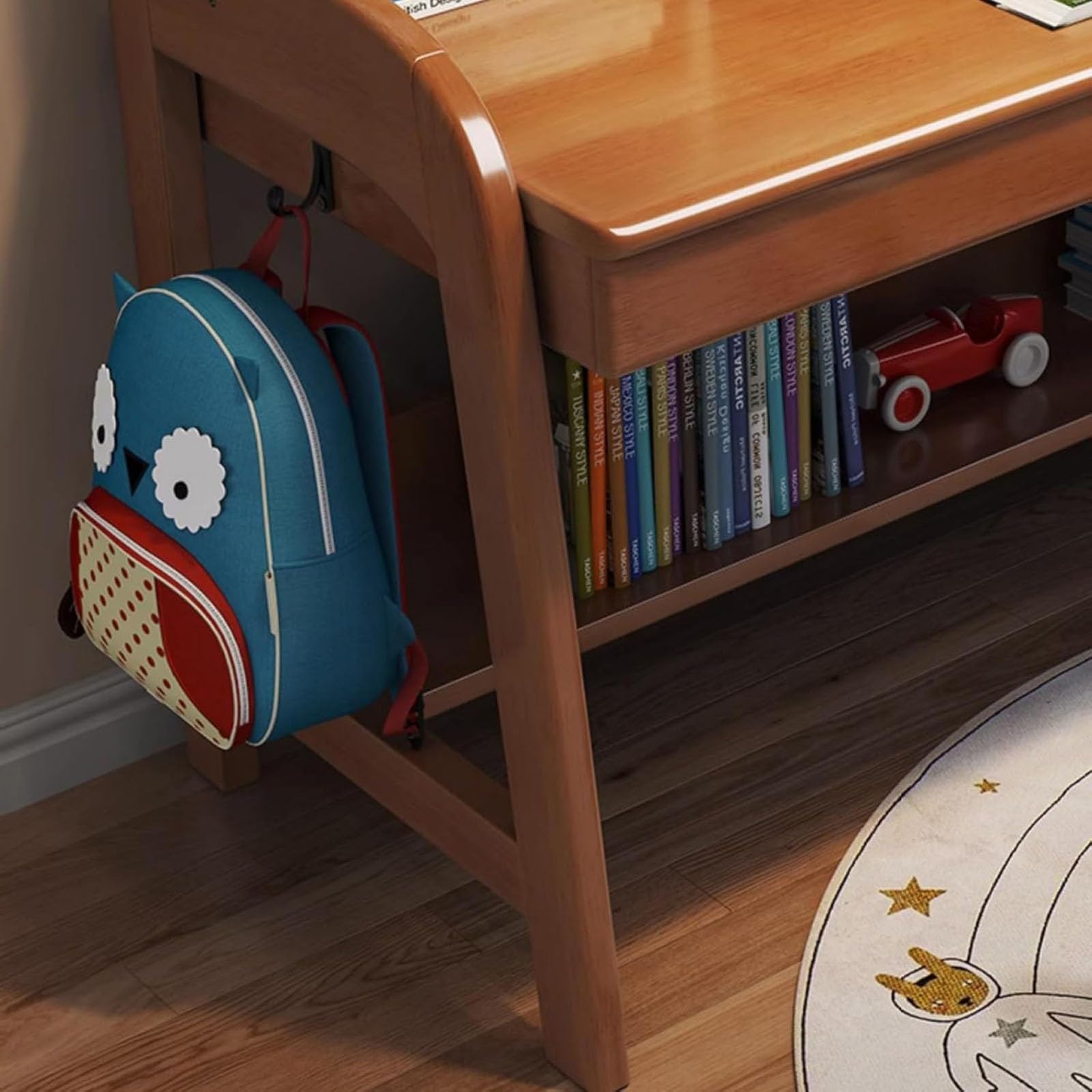 引き出し付き　木製ライティングデスク Amazon.co.jp: ライティングデスク、引き出しと椅子付きコンピュータ